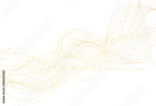 Gold line