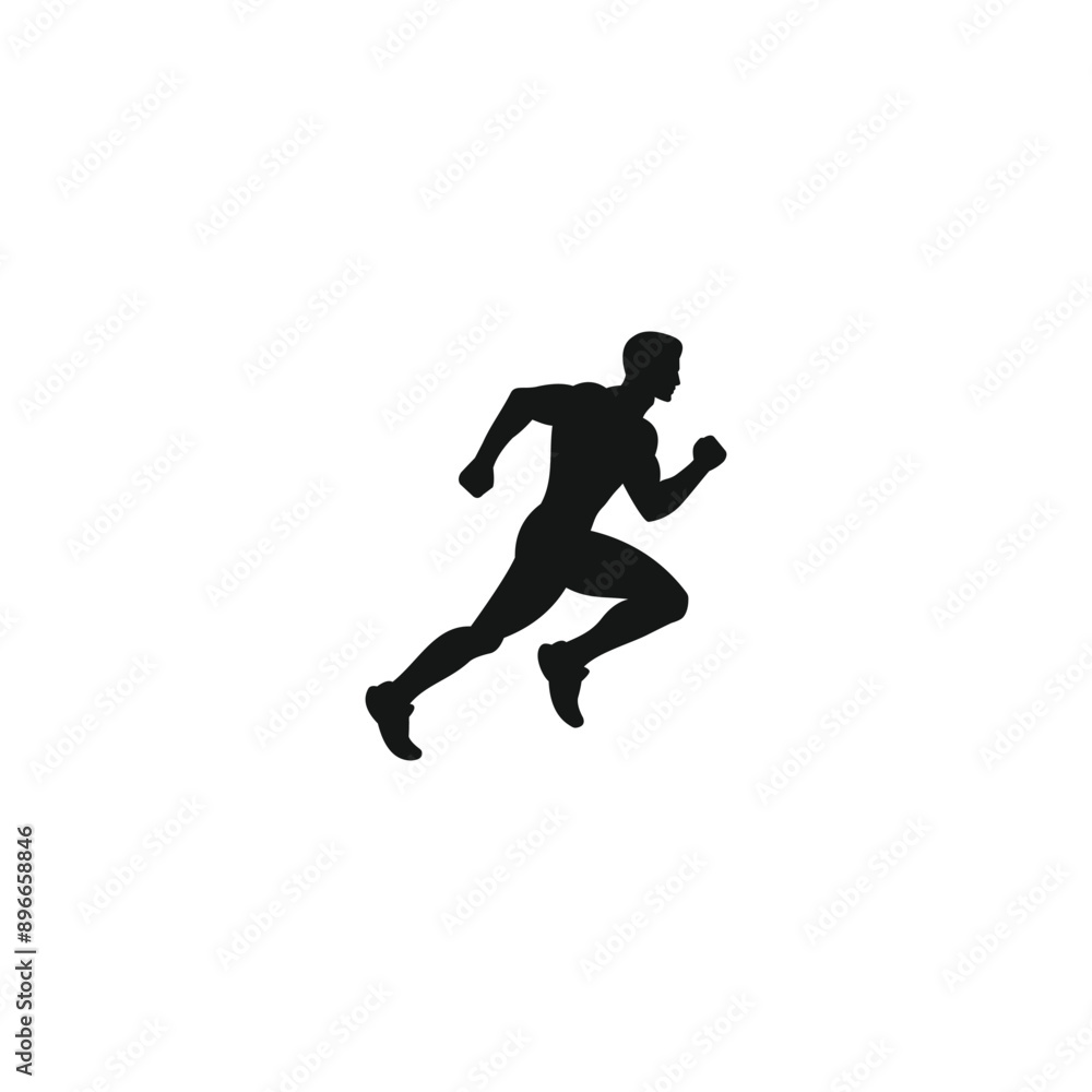Runner icon vector. EPS 10 editable vector Runner icon vector. EPS 10 editable vector