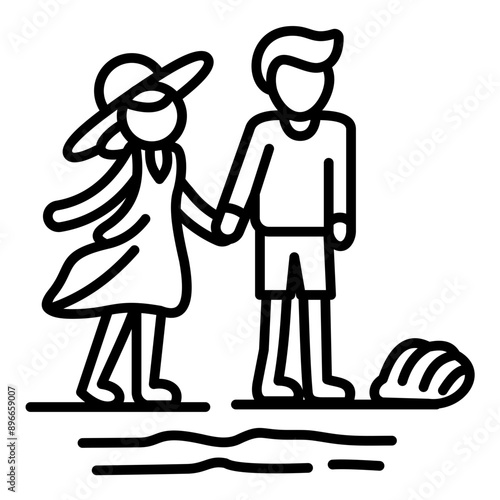 Beach Walks Icon