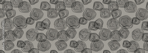 abstract nature seamless pattern line vector.