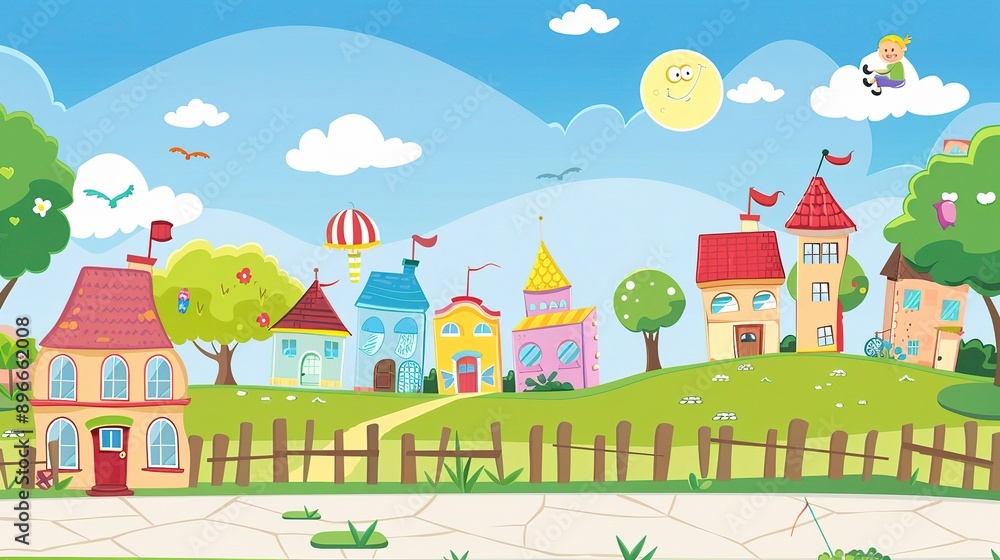 Colorful Pre-school Poster Background: Inspiring Learning and Play for Young Minds Colorful Pre-school Poster Background: Inspiring Learning and Play for Young Minds