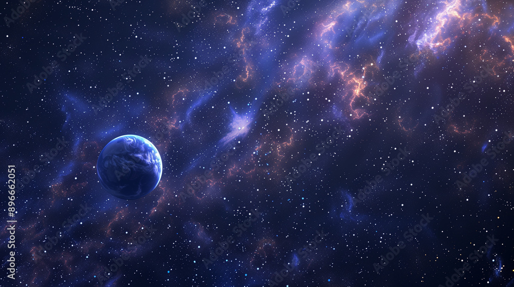 Star planet and universe background Star planet and universe background