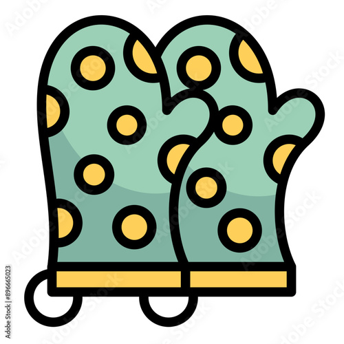 Oven Mitts Icon