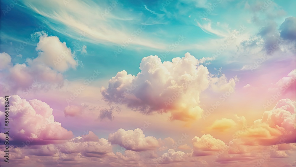 High resolution abstract of a pastel sky with clouds , pastel, sky, abstract, high resolution, clouds, serene, peaceful, beauty