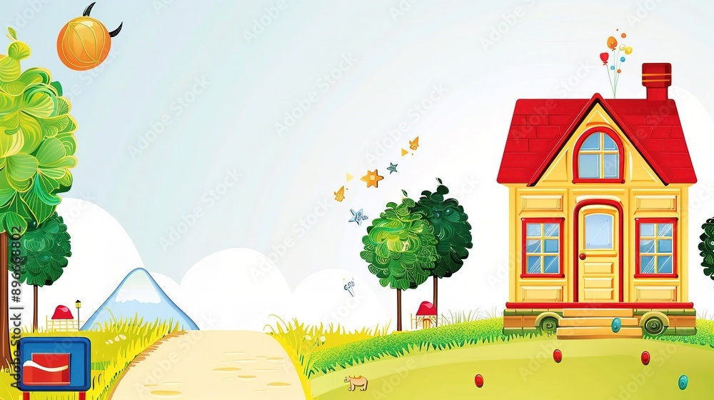 Colorful Pre-school Poster Background: Inspiring Learning and Play for Young Minds Colorful Pre-school Poster Background: Inspiring Learning and Play for Young Minds