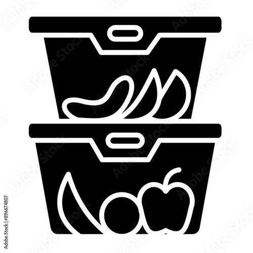 Food Storage Containers Icon