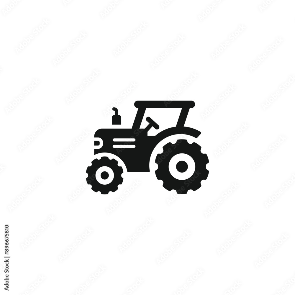 Tractor icon vector. EPS 10 editable vector Tractor icon vector. EPS 10 editable vector