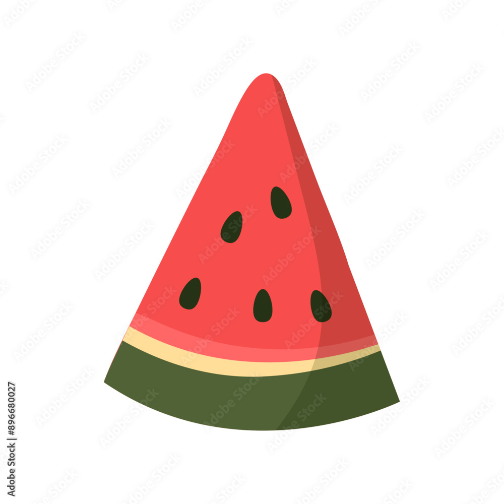 Slice watermelon fresh fruit icon isolated Slice watermelon fresh fruit icon isolated