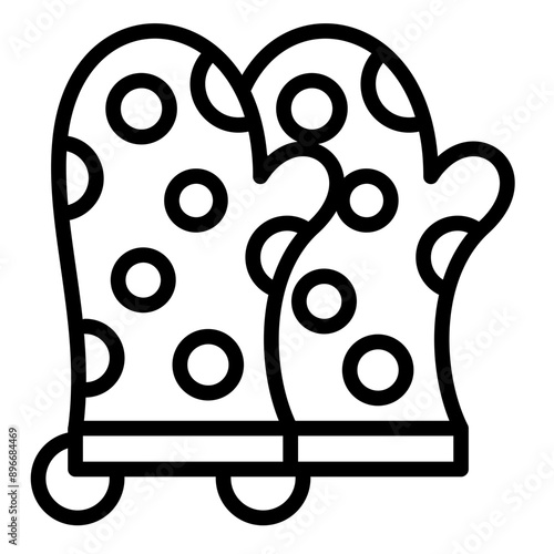 Oven Mitts Icon