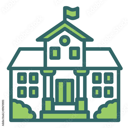 School Building Icon