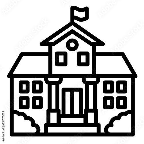 School Building Icon