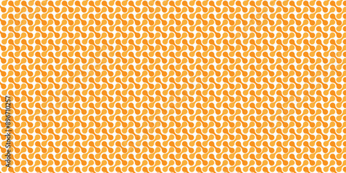 Vector orange and yellow light abstract ornament wave paper gradient meatball wallpaper. modern creative geometric backdrop design pattern background for website banner template design.