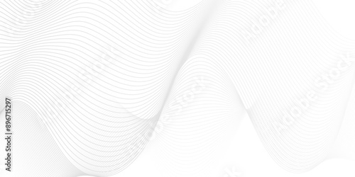 	
Vector Abstract white digital blend wave lines and technology background. Modern white flowing wave lines and glowing moving lines. Futuristic technology and sound wave lines background.