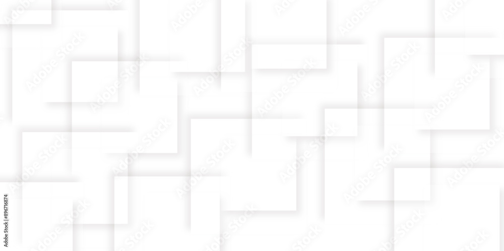 Abstract white and grey geometric overlapping square pattern background with shadow. paper texture design Abstract white background can use for design, background concept, vector illustration.c Abstract white and grey geometric overlapping square pattern background with shadow. paper texture design Abstract white background can use for design, background concept, vector illustration.c