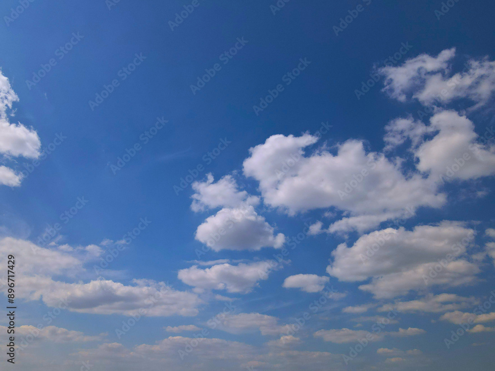 Blue Sky with Distant White Clouds Blue Sky with Distant White Clouds