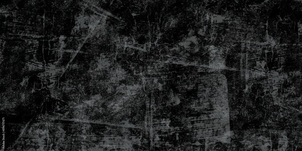 Fototapeta premium Urban texture vector distress grainy grungy effect background. Dark grungy black textured of the black marble background. Isolated Black on White Background. Dirty black and white grunge.