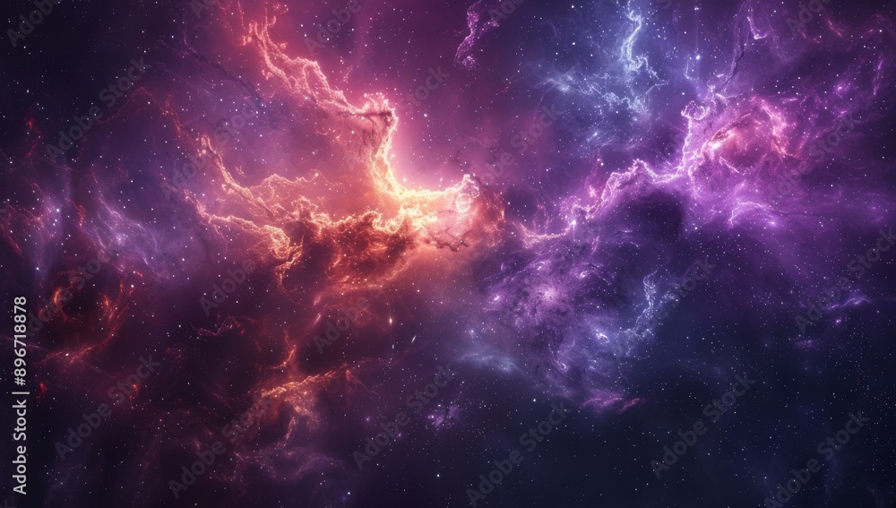 Cosmic Nebula: A Swirling Symphony of Color and Light Cosmic Nebula: A Swirling Symphony of Color and Light