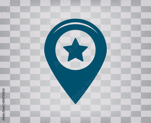 Vector icon on gray background with gradient