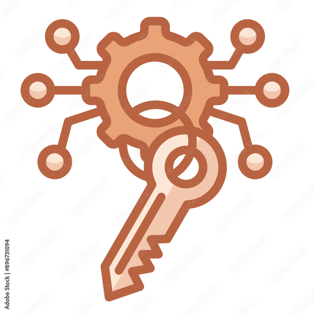 Obraz premium Encryption Icon