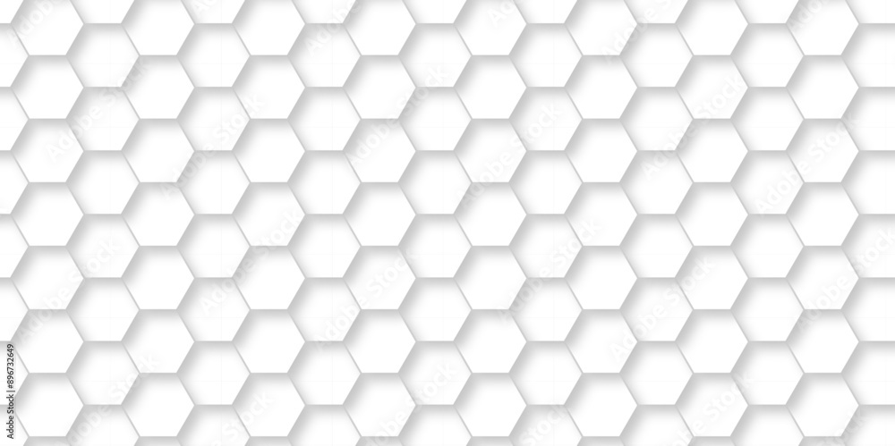 Abstract white 3d hexagon light creative digital concept vector surface grid hexagonal tile and mosaic background. vector illustration geometry science and technology cover web white honeycomb texture Abstract white 3d hexagon light creative digital concept vector surface grid hexagonal tile and mosaic background. vector illustration geometry science and technology cover web white honeycomb texture