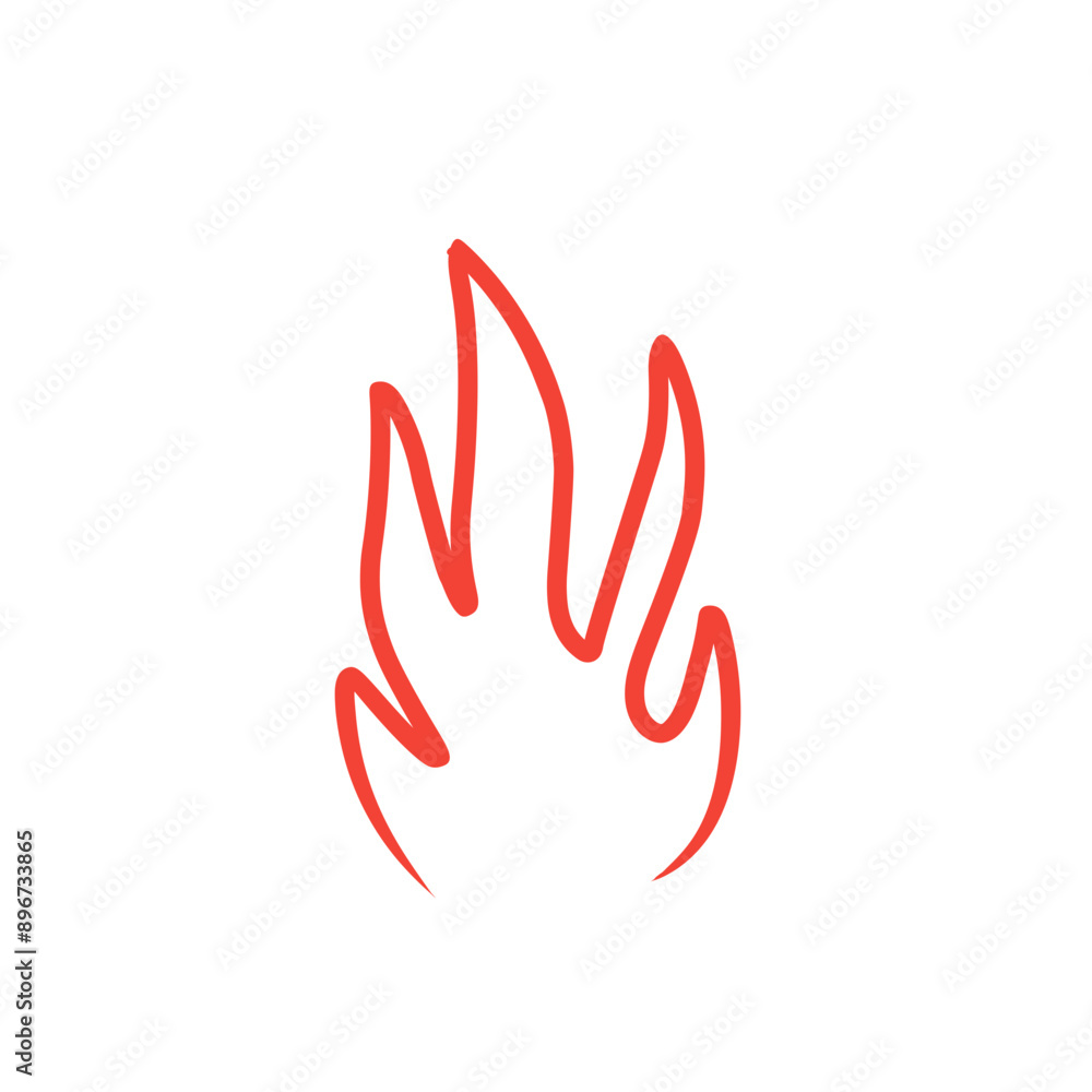 fire line vector icon fire line vector icon