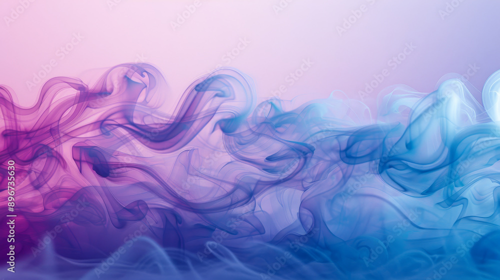 Colorful smoke on gradient background, abstract Colorful smoke on gradient background, abstract