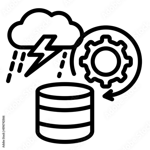 Disaster Recovery Icon