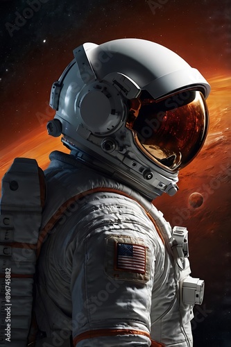 astronaut in space