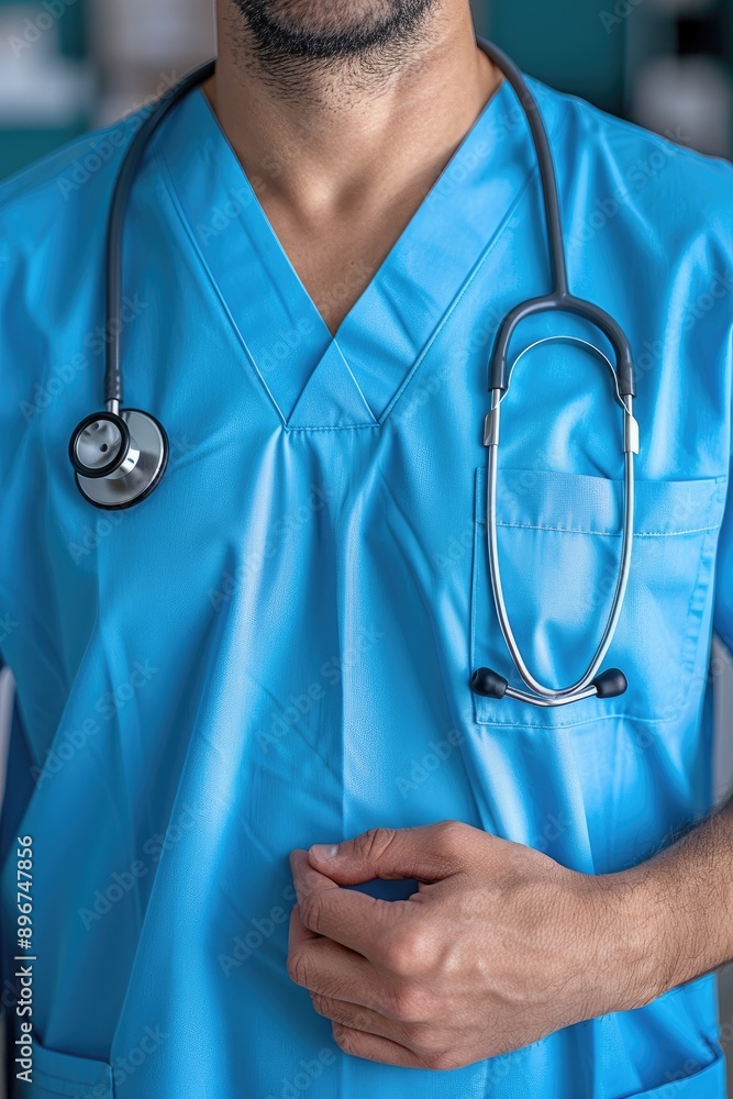Male Doctor in Office Setting Male Doctor in Office Setting