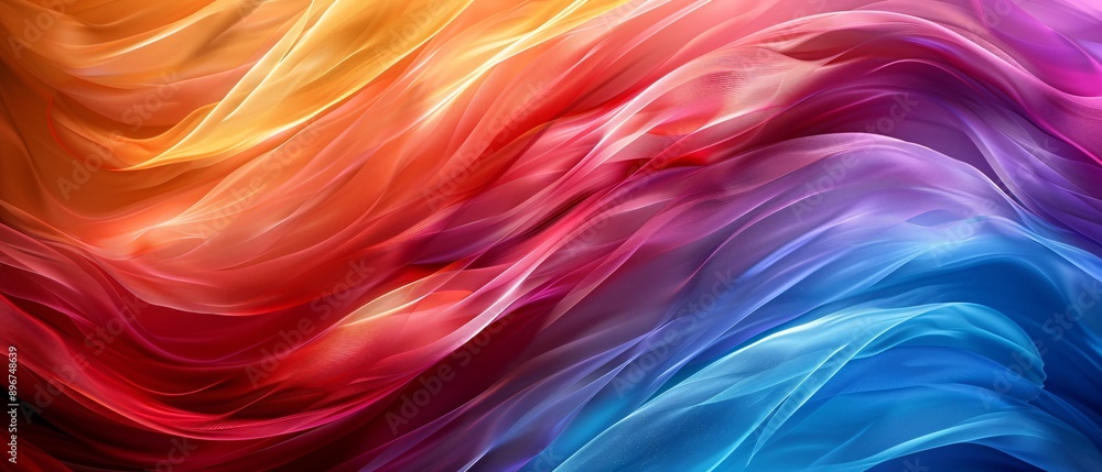 Abstract red to blue gradient lines. Abstract red to blue gradient lines.