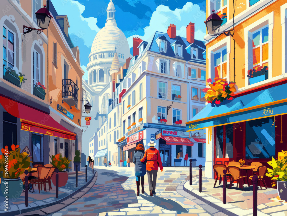 Fototapeta premium retired couple traveling