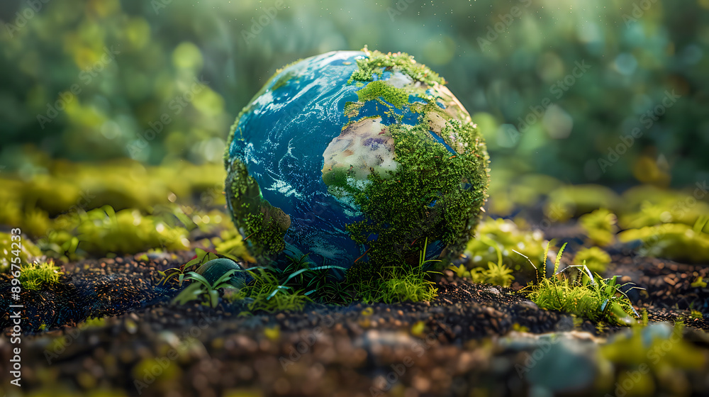 ecological small planet concept, ecological picture, green earth ecological small planet concept, ecological picture, green earth