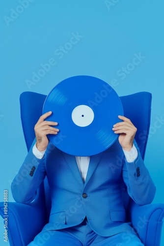 "Hidden Portraits in the Blue Theme: Quiet Art Portrait Photography"