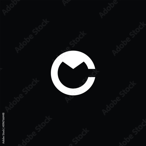 CM letter circle logo photo