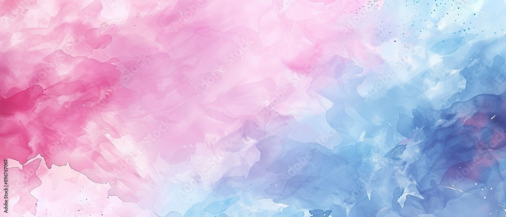 Delicate watercolor background with smooth blending of soft pinks and blues Delicate watercolor background with smooth blending of soft pinks and blues