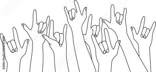 multiple diverse hand gestures against , vector icon design.