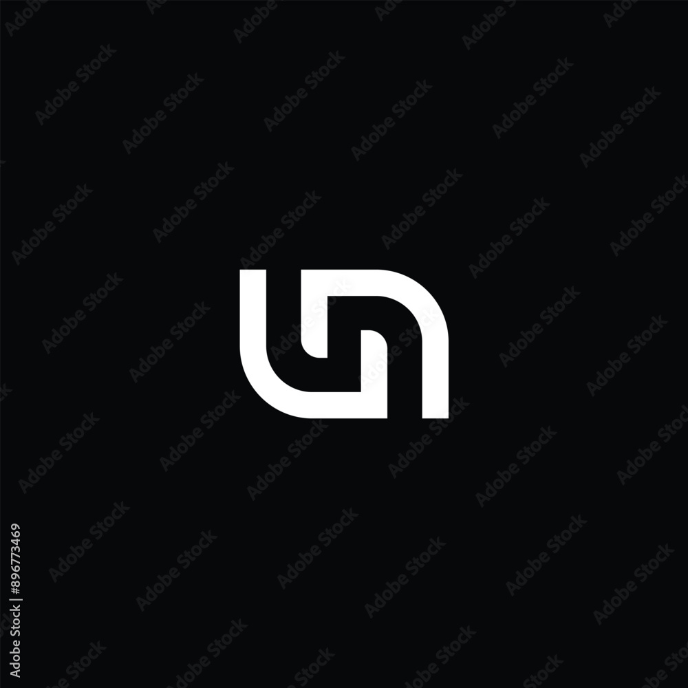 UN Letter Initial Logo Design Template Vector Illustration UN Letter Initial Logo Design Template Vector Illustration