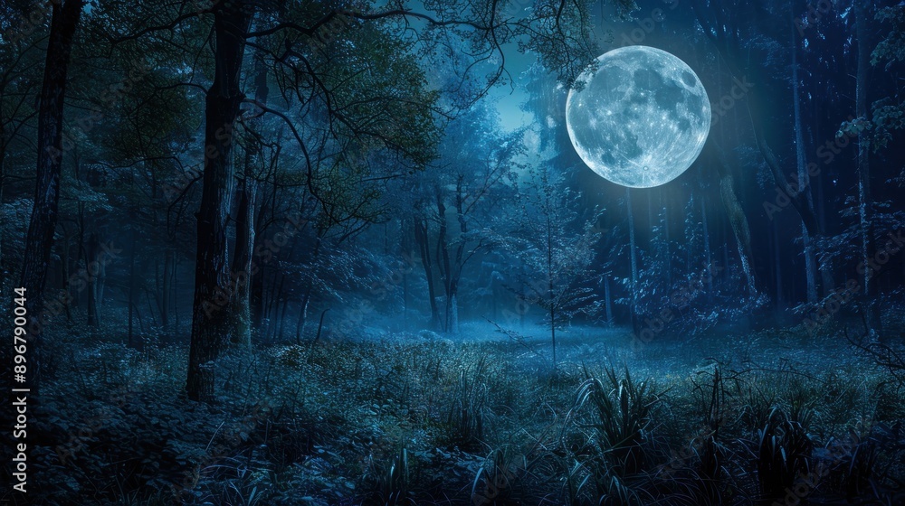 Enchanted Moonlight Forest Enchanted Moonlight Forest