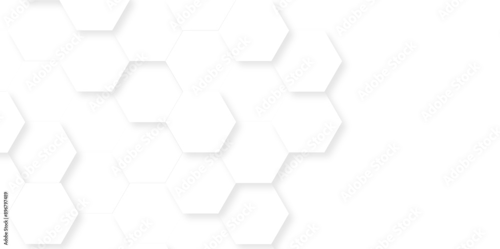 Abstract honeycomb futuristic hexagonal creative hexagons. Abstract hexagon mosaic and tiles polygonal pattern background vector. seamless bright white abstract honeycomb background.
Abstract honeycomb futuristic hexagonal creative hexagons. Abstract hexagon mosaic and tiles polygonal pattern background vector. seamless bright white abstract honeycomb background.
