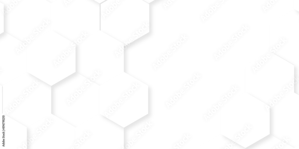 Abstract honeycomb futuristic hexagonal creative hexagons. Abstract hexagon mosaic and tiles polygonal pattern background vector. seamless bright white abstract honeycomb background.
Abstract honeycomb futuristic hexagonal creative hexagons. Abstract hexagon mosaic and tiles polygonal pattern background vector. seamless bright white abstract honeycomb background.