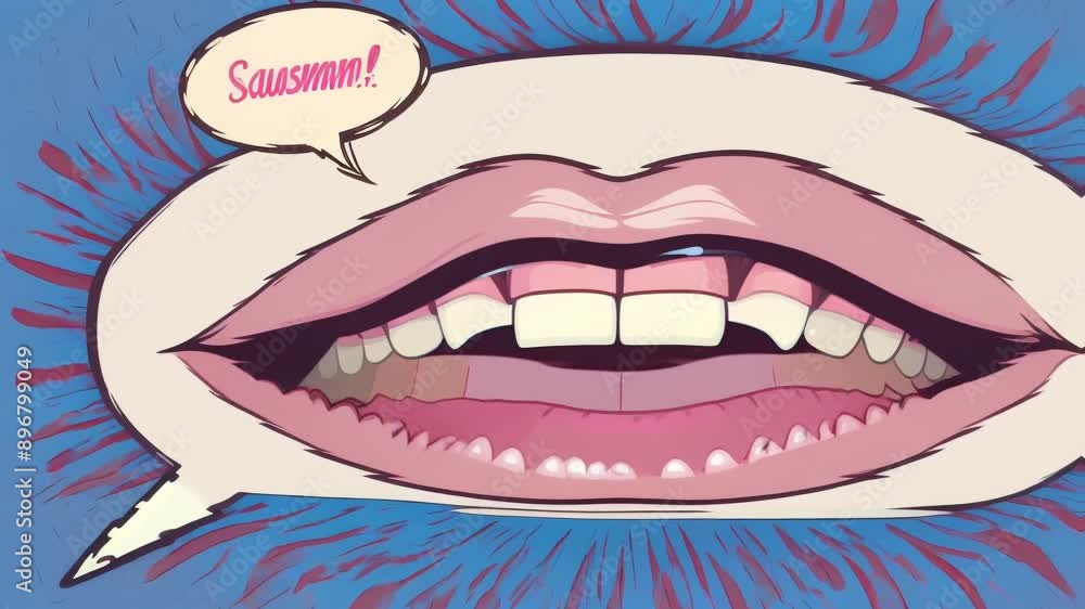 illustration of lips ,generative ai illustration of lips ,generative ai
