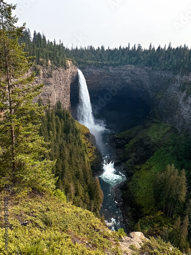 Helmcken Falls at the Wells Gray Provincial Park, British Columbia, Canada. photo