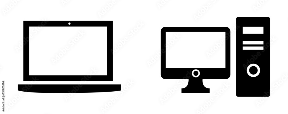 technology device, monitor icon technology device, monitor icon