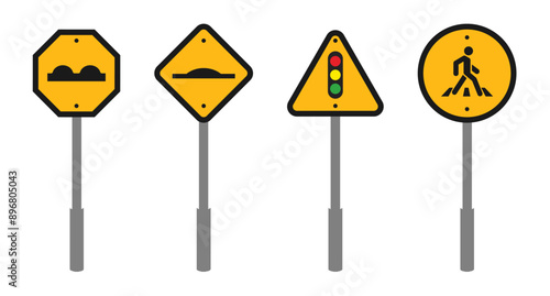  traffic road sign