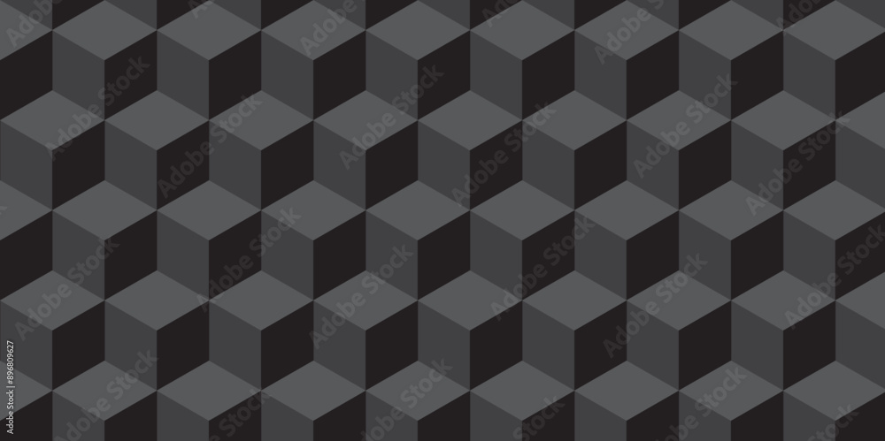 Minimal abstract dark black background from cubes victor art. Geometric tiles and mosaic creative stylish seamless pattern block cube background. minimal hexagon Cubes mosaic shape vector design Minimal abstract dark black background from cubes victor art. Geometric tiles and mosaic creative stylish seamless pattern block cube background. minimal hexagon Cubes mosaic shape vector design