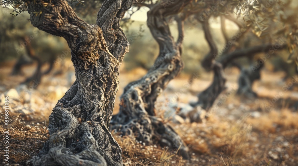 Fototapeta premium Ancient Olive Trees