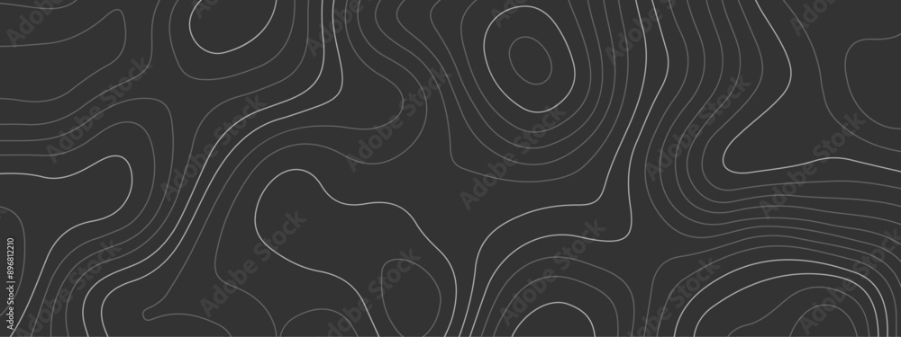 Abstract topographic wavy curve line background. Topography map pattern, Geographic curved relief. Topographic lines background. Vector illustration. Abstract topographic wavy curve line background. Topography map pattern, Geographic curved relief. Topographic lines background. Vector illustration.