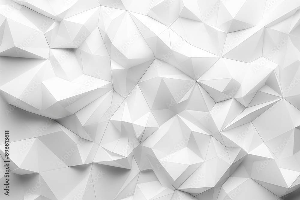 A white geometric pattern on a seamless background, capturing the concept of modern design. Generative AI A white geometric pattern on a seamless background, capturing the concept of modern design. Generative AI