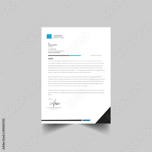 Corporate Letterhead Template