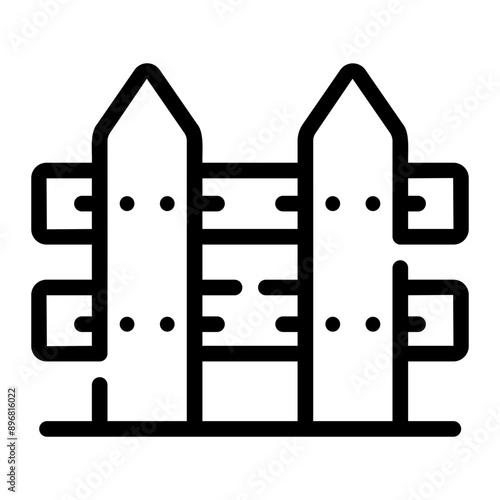 fence Line Icon